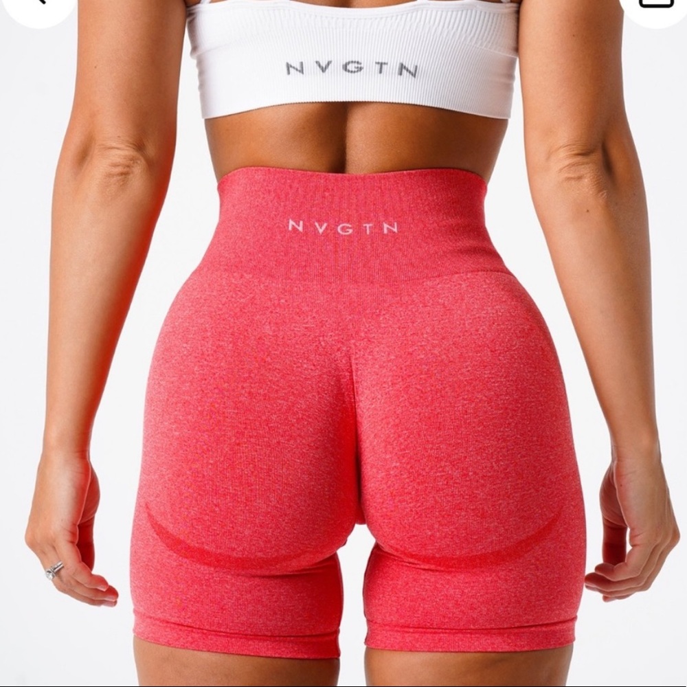 NWT NVGTN Candy Apple Contour Shorts